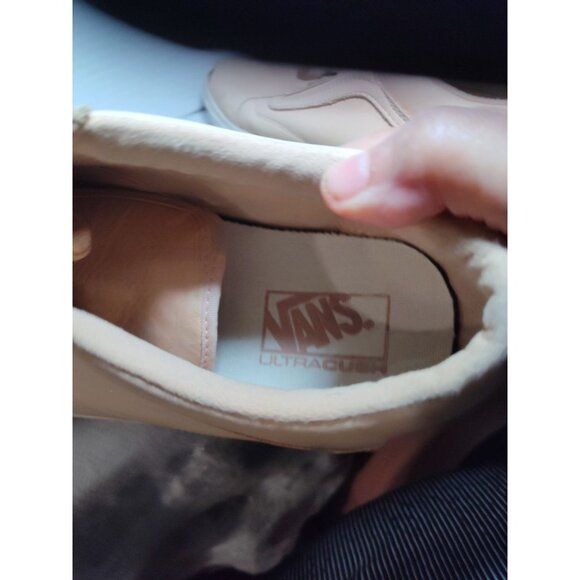 VANS Men's‎ Old Skool DX Ultra Kush Veggie Tan Leather US Size 13 Beige EUC - Picture 10 of 11